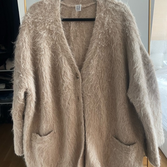 Toteme oversized alpaca cardigan - Picture 2 of 5
